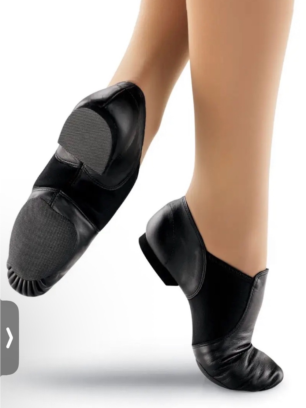 Capezio Black Split-Sole Tap/Character Dance Shoe